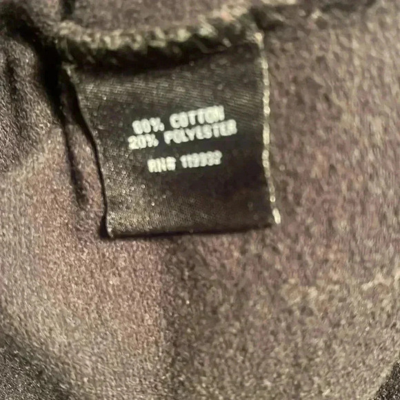 Wutang “protect ya neck” vintage black long sleeve unisex  lightweight hoodie S - Picture 4 of 4